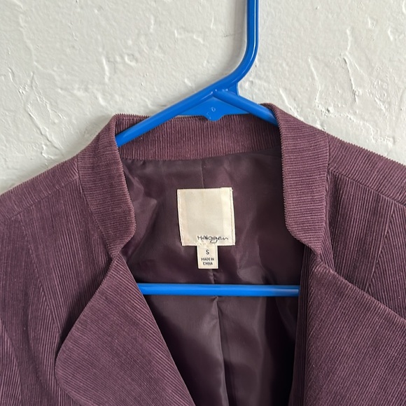 Halogen purple corduroy blazer, size small. - Picture 6 of 7